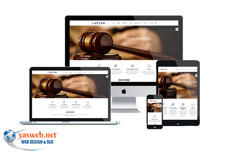 طراحی سایت حقوقی با ویژگی ها و قابلیت های خود معنا پیدا می کند