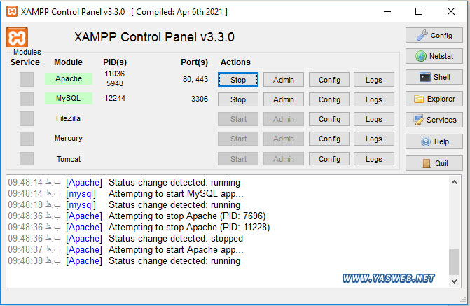 آموزش تصویری نصب وردپرس روی لوکال هاست زمپ (Xampp)