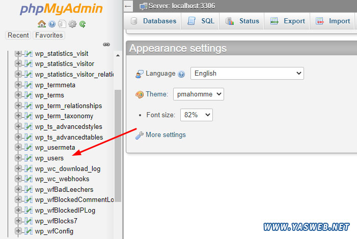 تغییر نام کاربری ادمین در وردپرس با استفاده phpmyadmin