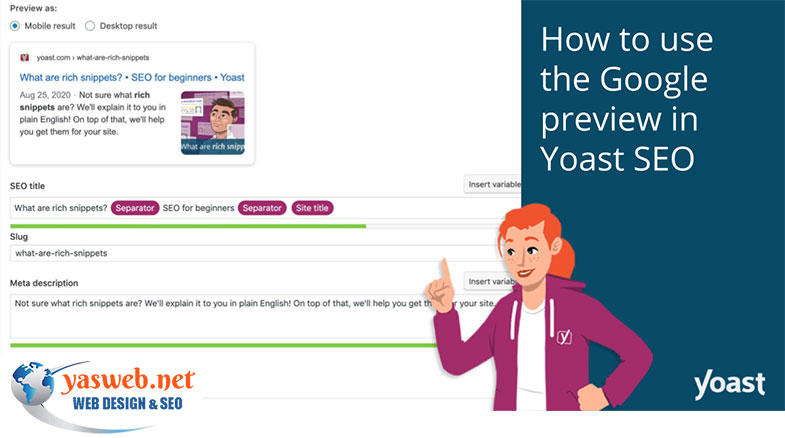 بهره برداری از ابزار Yoast Preview جهت افزایش نرخ کلیک